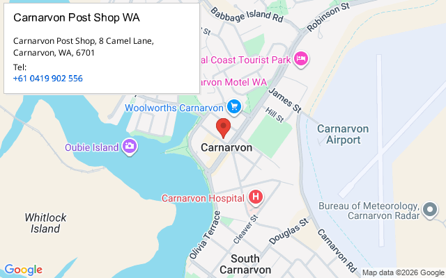 Carnarvon Post Shop WA