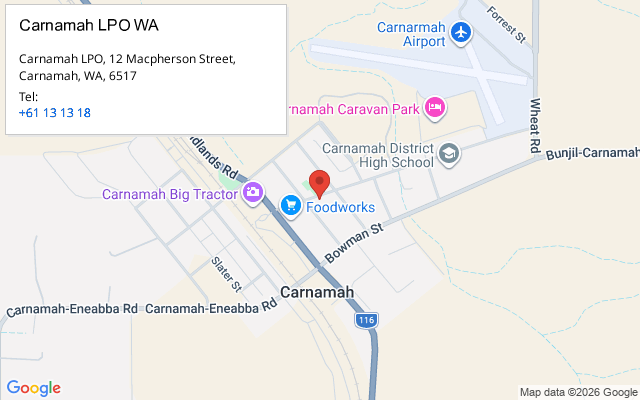 Carnamah LPO WA