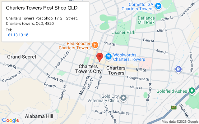 Charters Towers Post Shop QLD