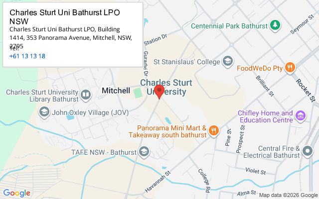 Charles Sturt Uni Bathurst LPO NSW