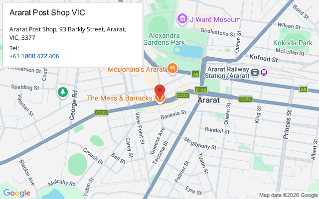 Ararat Post Shop VIC