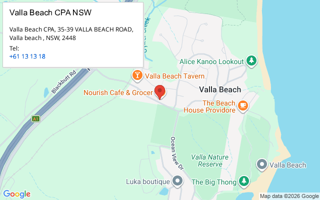 Valla Beach CPA NSW