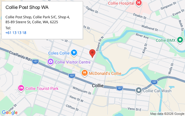 Collie Post Shop WA