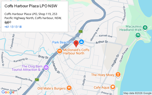 Coffs Harbour Plaza LPO NSW
