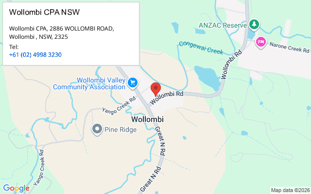Wollombi CPA NSW