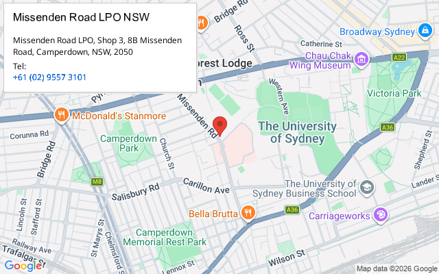 Missenden Road LPO NSW