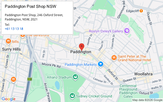 Paddington Post Shop NSW