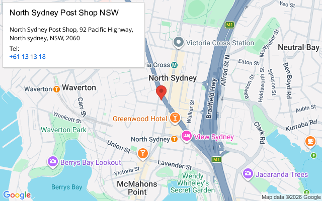 North Sydney Post Shop NSW
