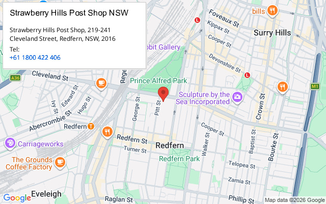 Strawberry Hills Post Shop NSW