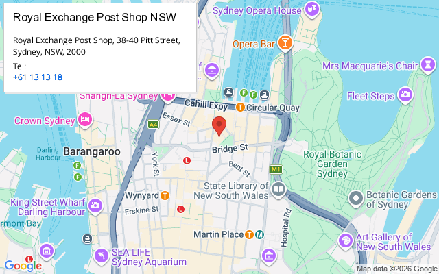 Royal Exchange Post Shop NSW