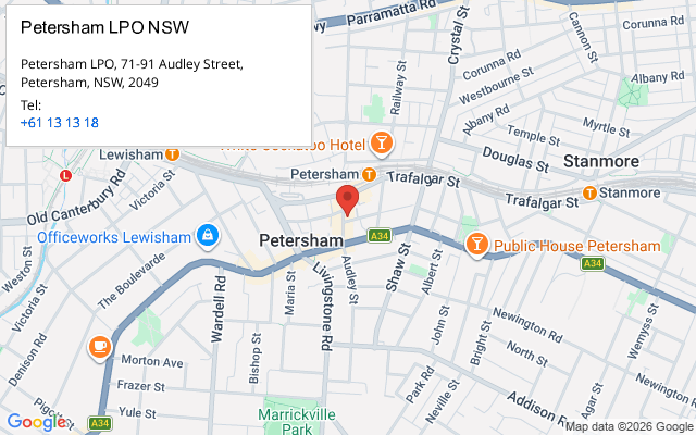 Petersham LPO NSW