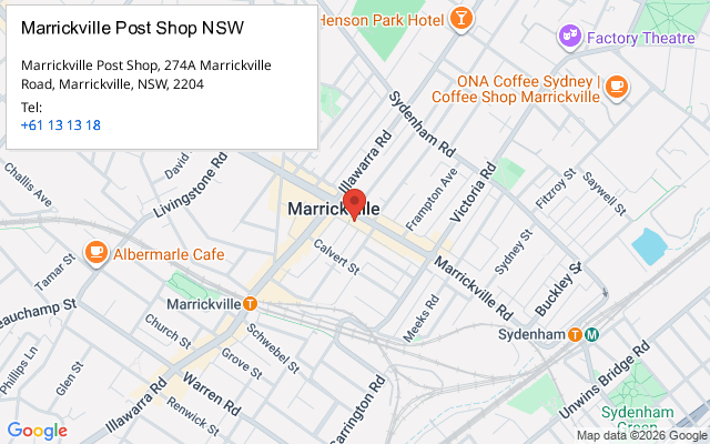 Marrickville Post Shop NSW