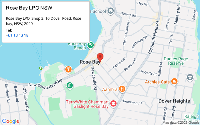 Rose Bay LPO NSW