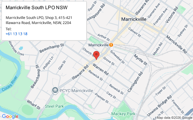 Marrickville South LPO NSW