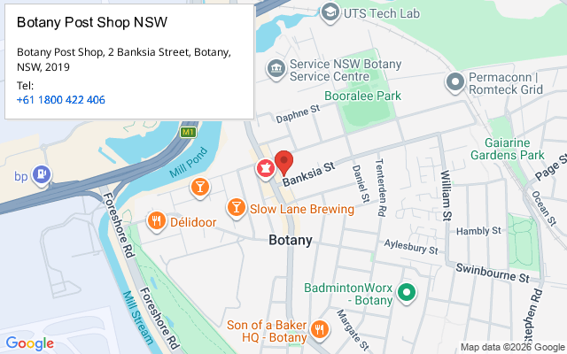 Botany Post Shop NSW