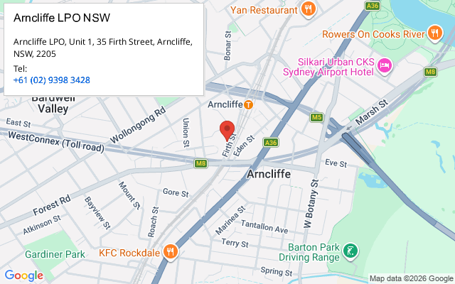 Arncliffe LPO NSW