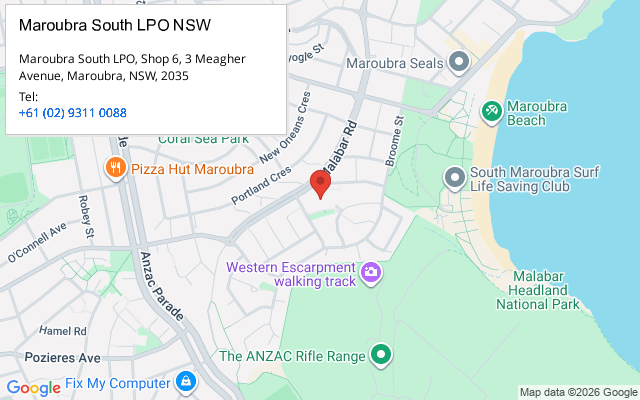 Maroubra South LPO NSW