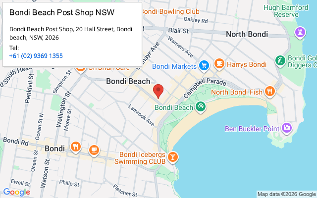 Bondi Beach Post Shop NSW