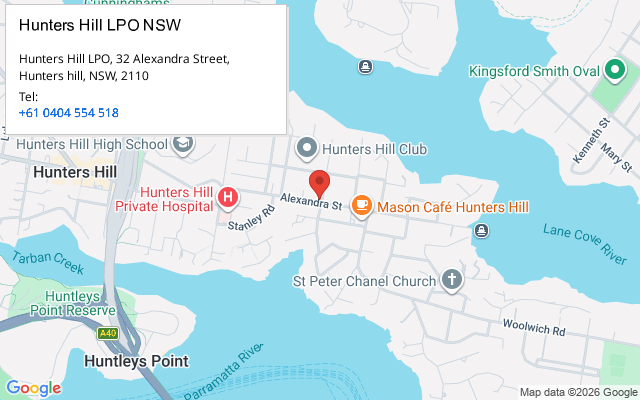 Hunters Hill LPO NSW