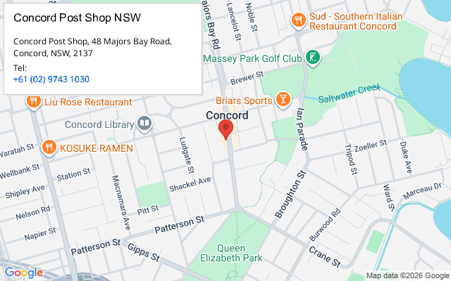 Concord Post Shop NSW