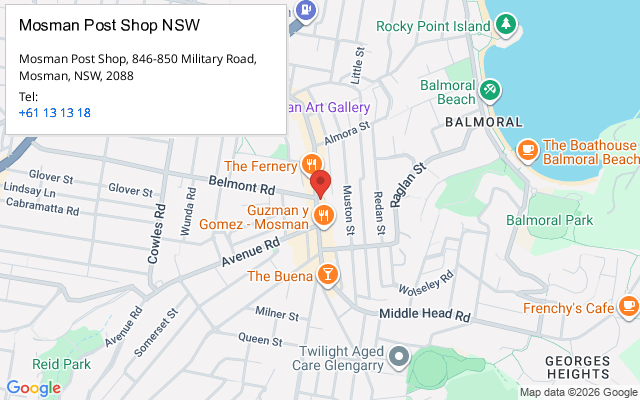 Mosman Post Shop NSW