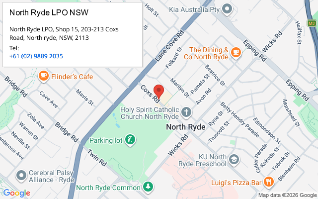North Ryde LPO NSW
