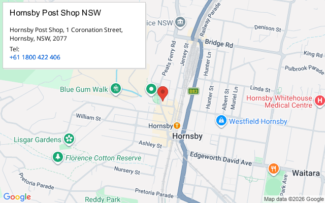 Hornsby Post Shop NSW