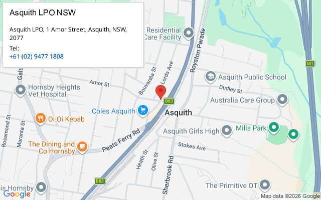 Asquith LPO NSW