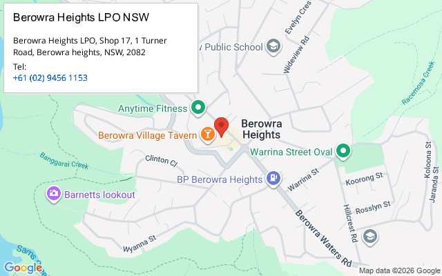 Berowra Heights LPO NSW
