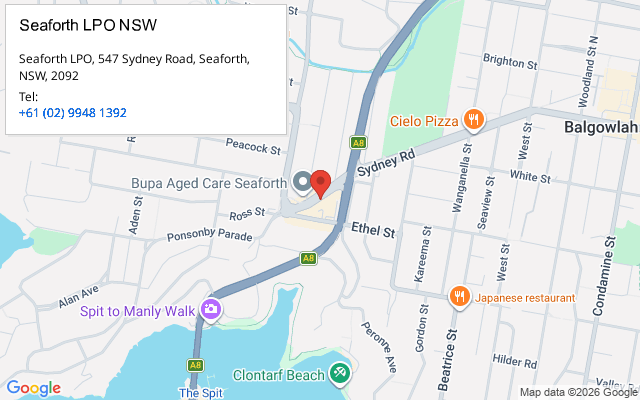 Seaforth LPO NSW