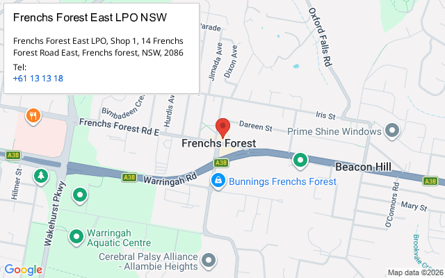 Frenchs Forest East LPO NSW