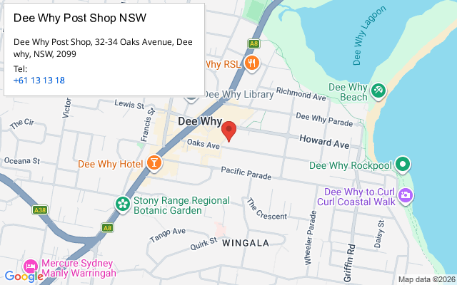 Dee Why Post Shop NSW