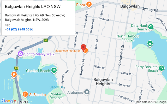 Balgowlah Heights LPO NSW