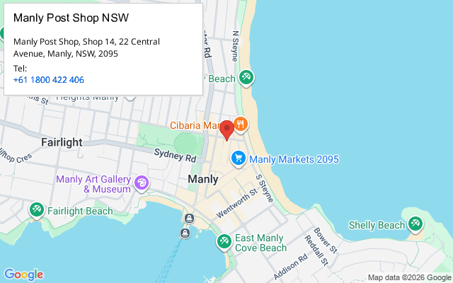 Manly Post Shop NSW