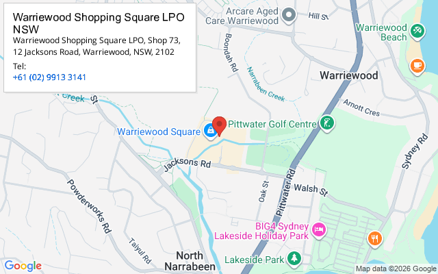Warriewood Shopping Square LPO NSW