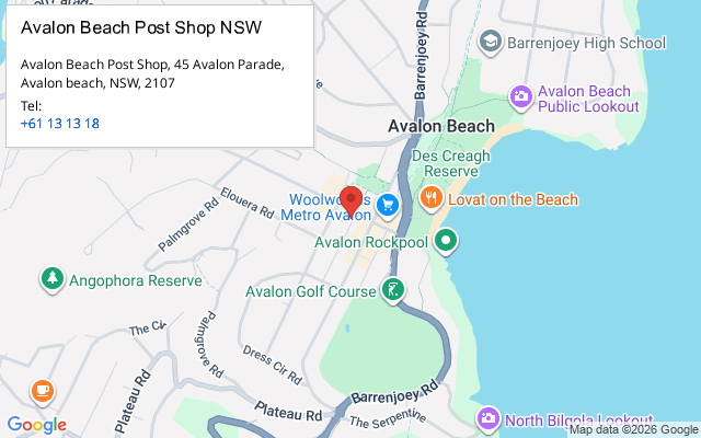 Avalon Beach Post Shop NSW
