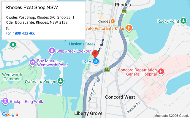 Rhodes Post Shop NSW