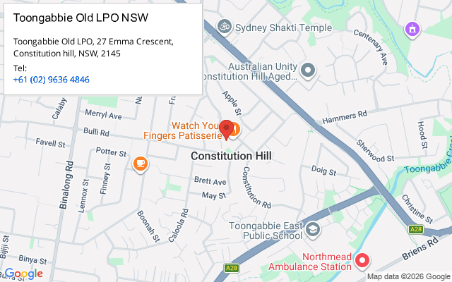 Toongabbie Old LPO NSW