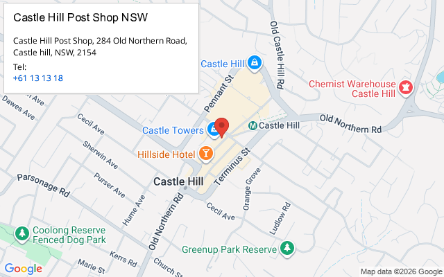Castle Hill Post Shop NSW