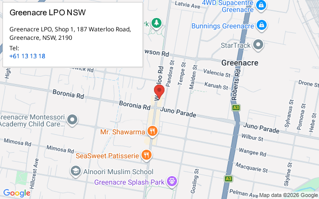Greenacre LPO NSW