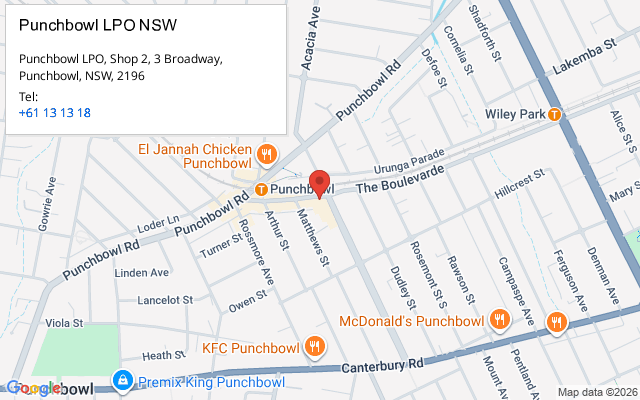 Punchbowl LPO NSW