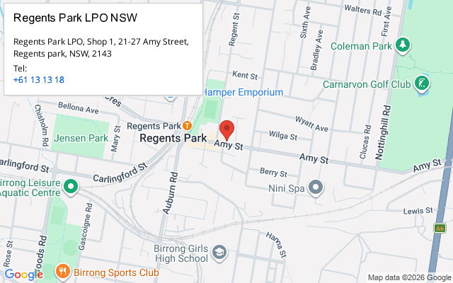 Regents Park LPO NSW
