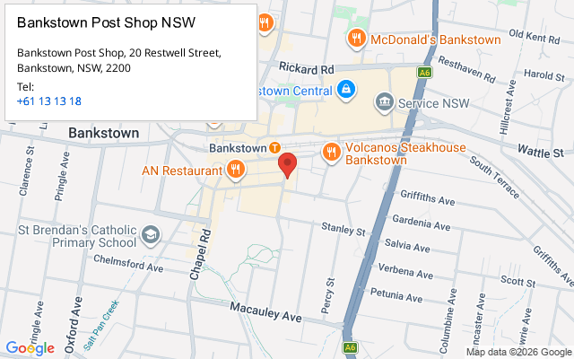 Bankstown Post Shop NSW