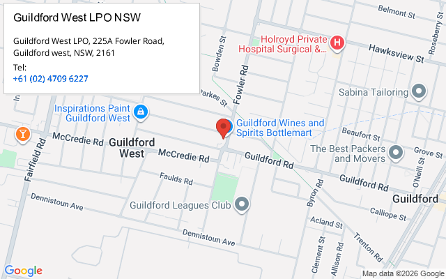 Guildford West LPO NSW