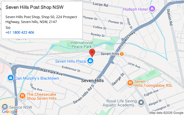 Seven Hills Post Shop NSW