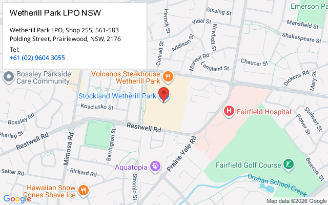Wetherill Park LPO NSW