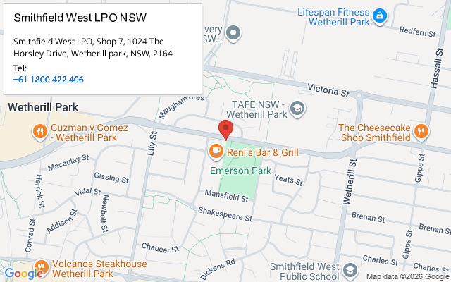 Smithfield West LPO NSW