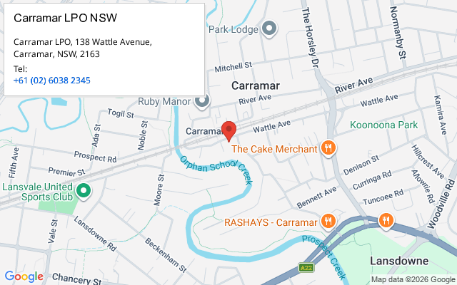 Carramar LPO NSW