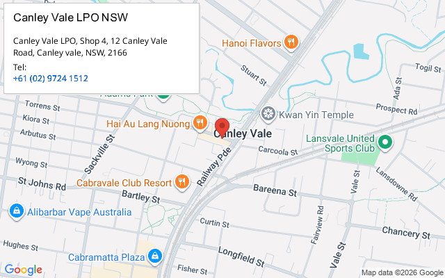 Canley Vale LPO NSW