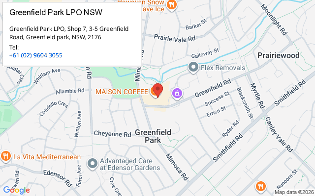 Greenfield Park LPO NSW